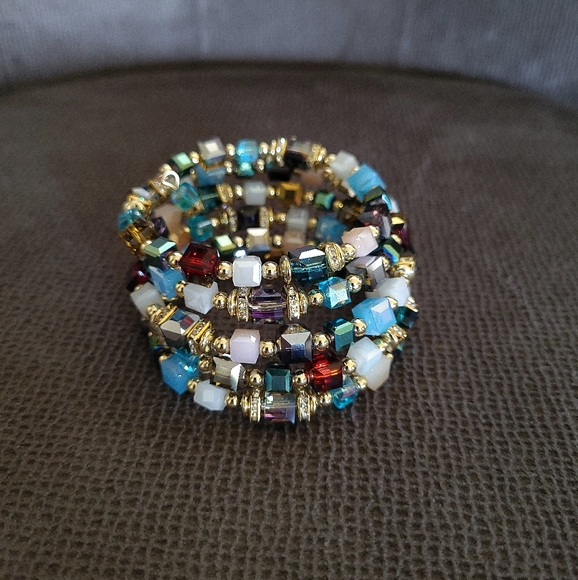 Greenbeads Jewelry - Greenbeads Multicolored🌈 Layered Wrap Bracelet - NIB